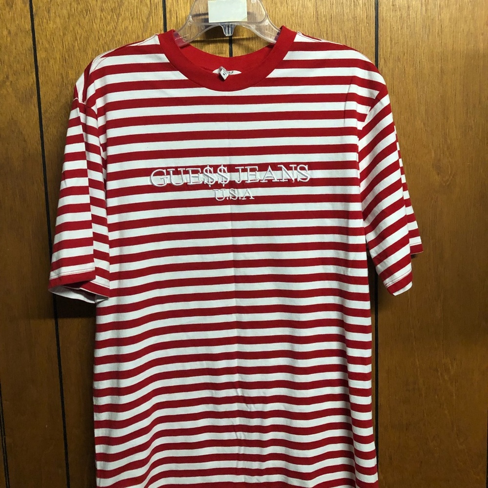 Unofficial Guess Striped tee